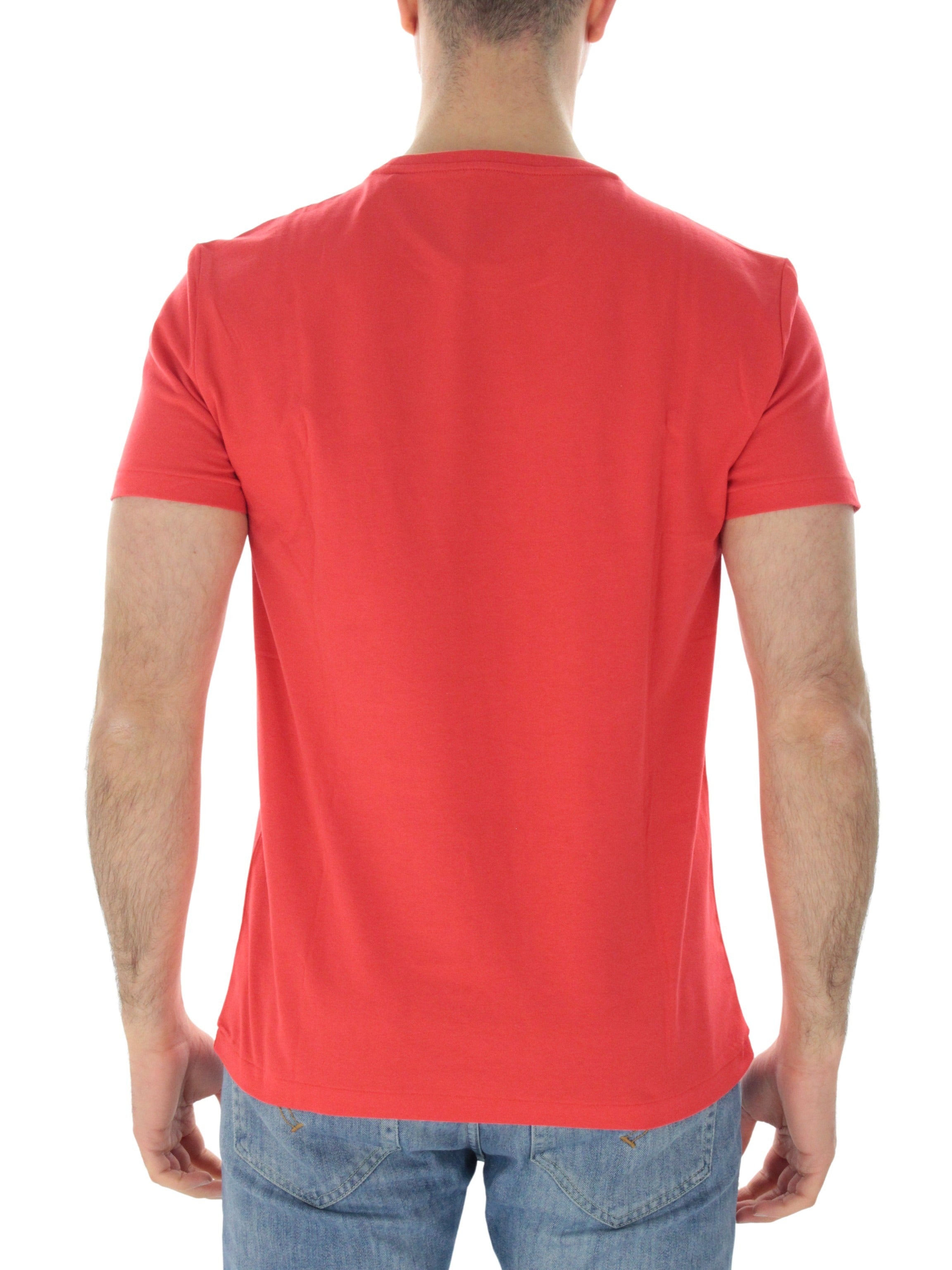 Custom Slim Fit 7106714383 coral t-shirt