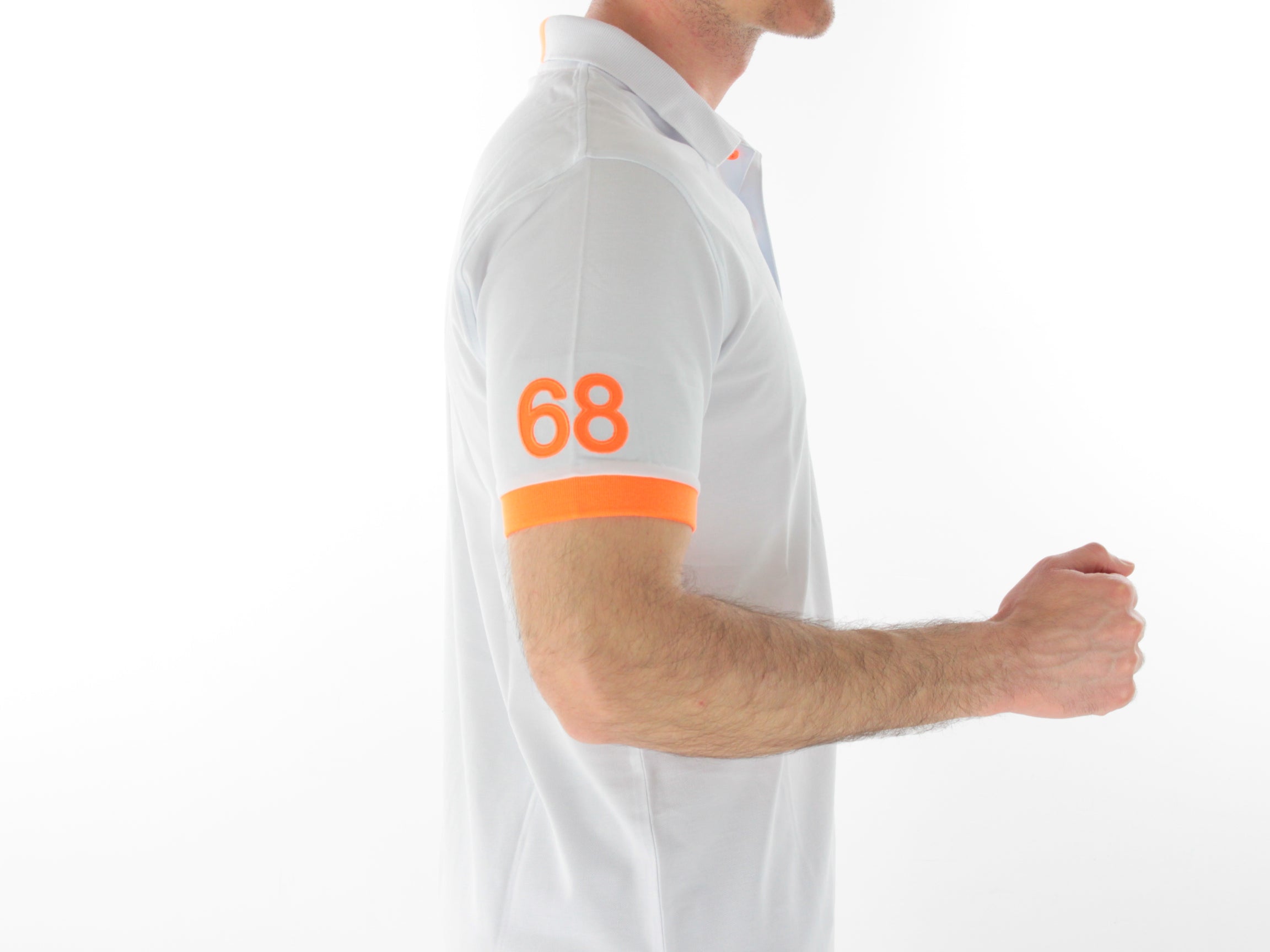 Sun68 polo logo fluo