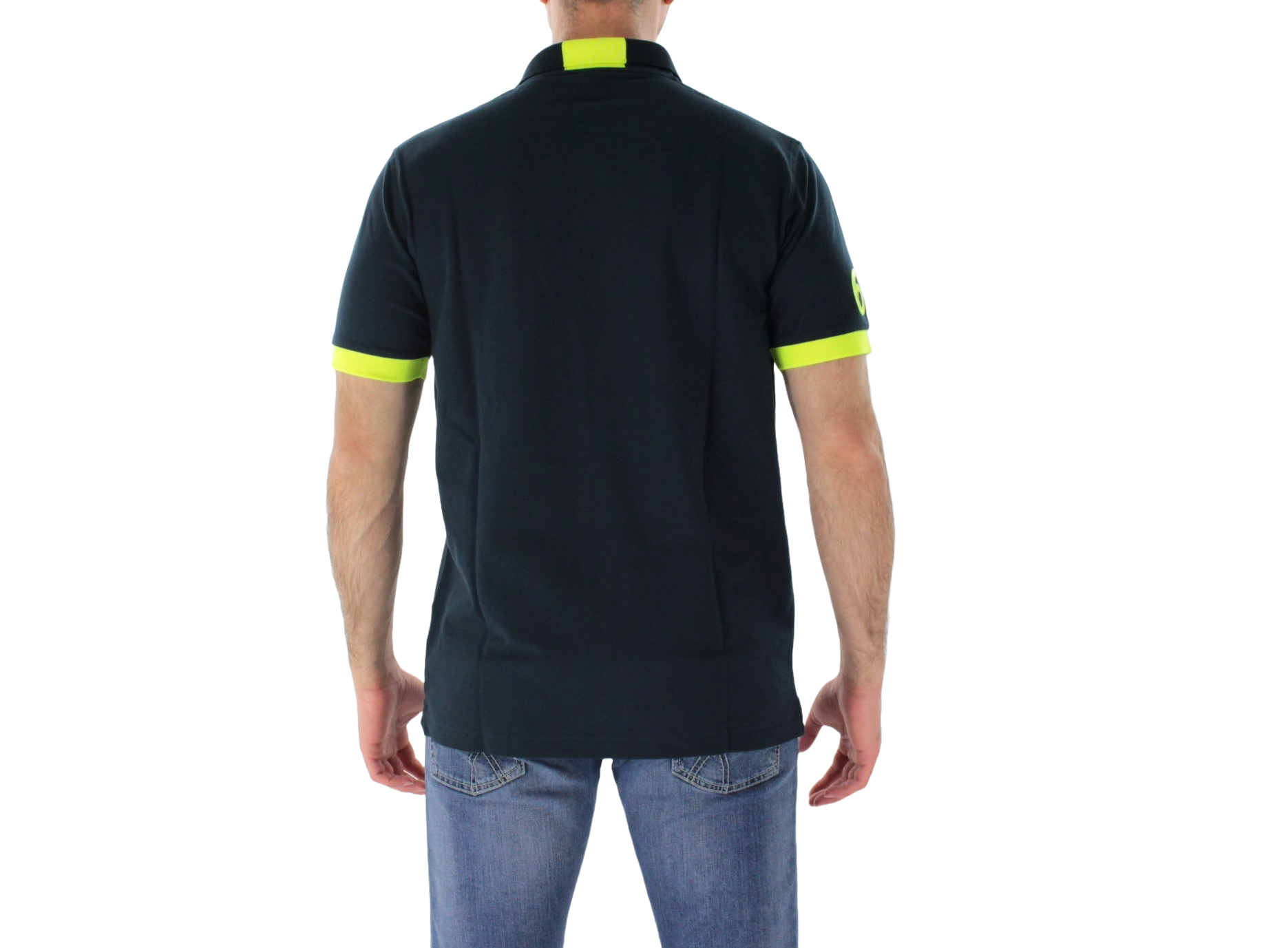 Sun68 polo logo fluo