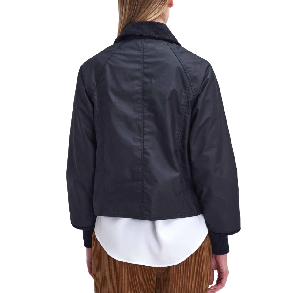 Barbour Giacca Cerata Beadnell Cropped