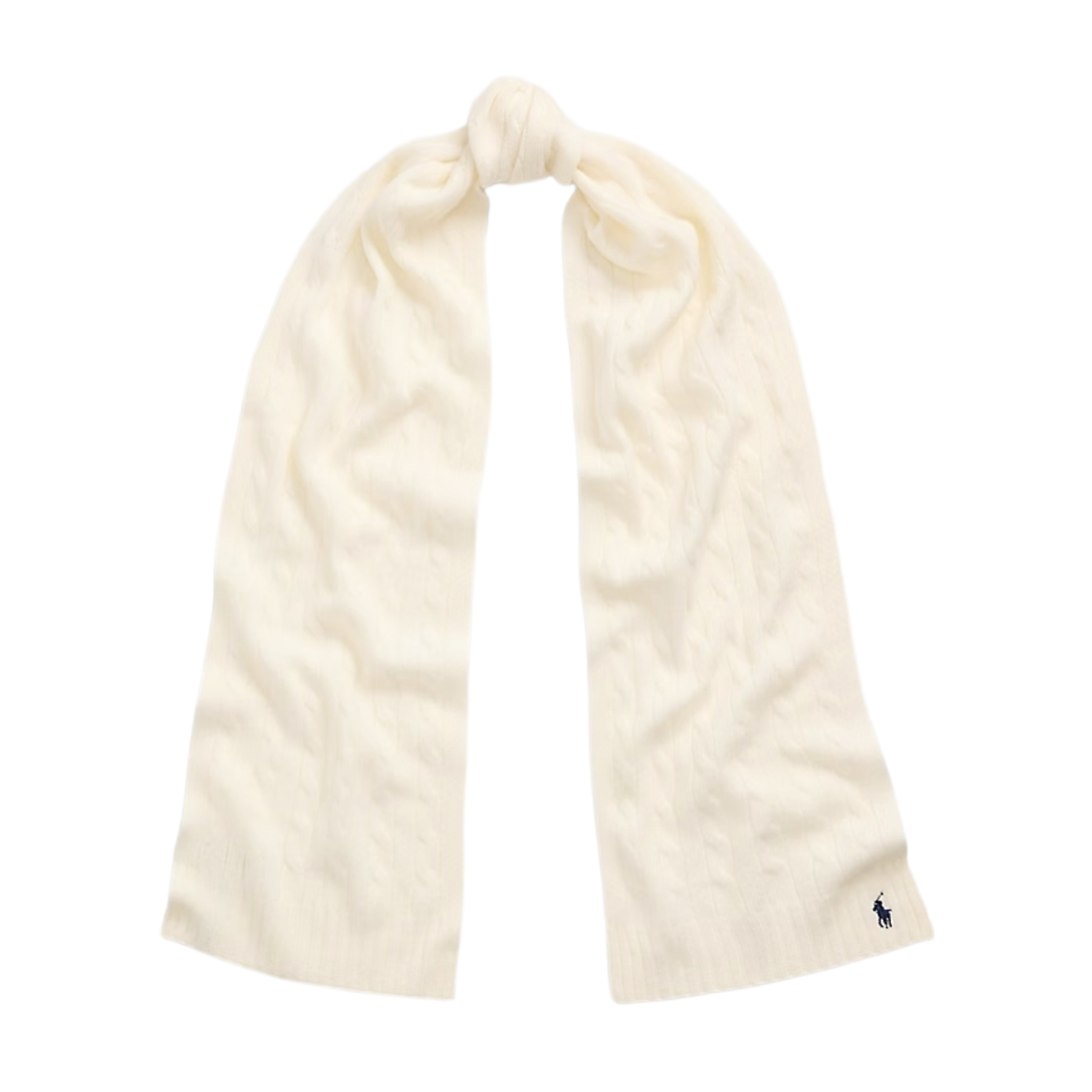 Polo Ralph Lauren Sciarpa In Lana e Cashmere a Trecce
