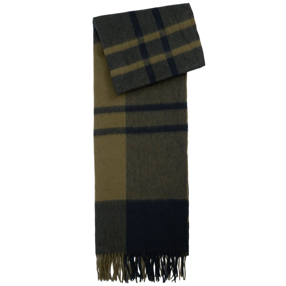 Barbour Sciarpa con Motivo Tartan Maxine