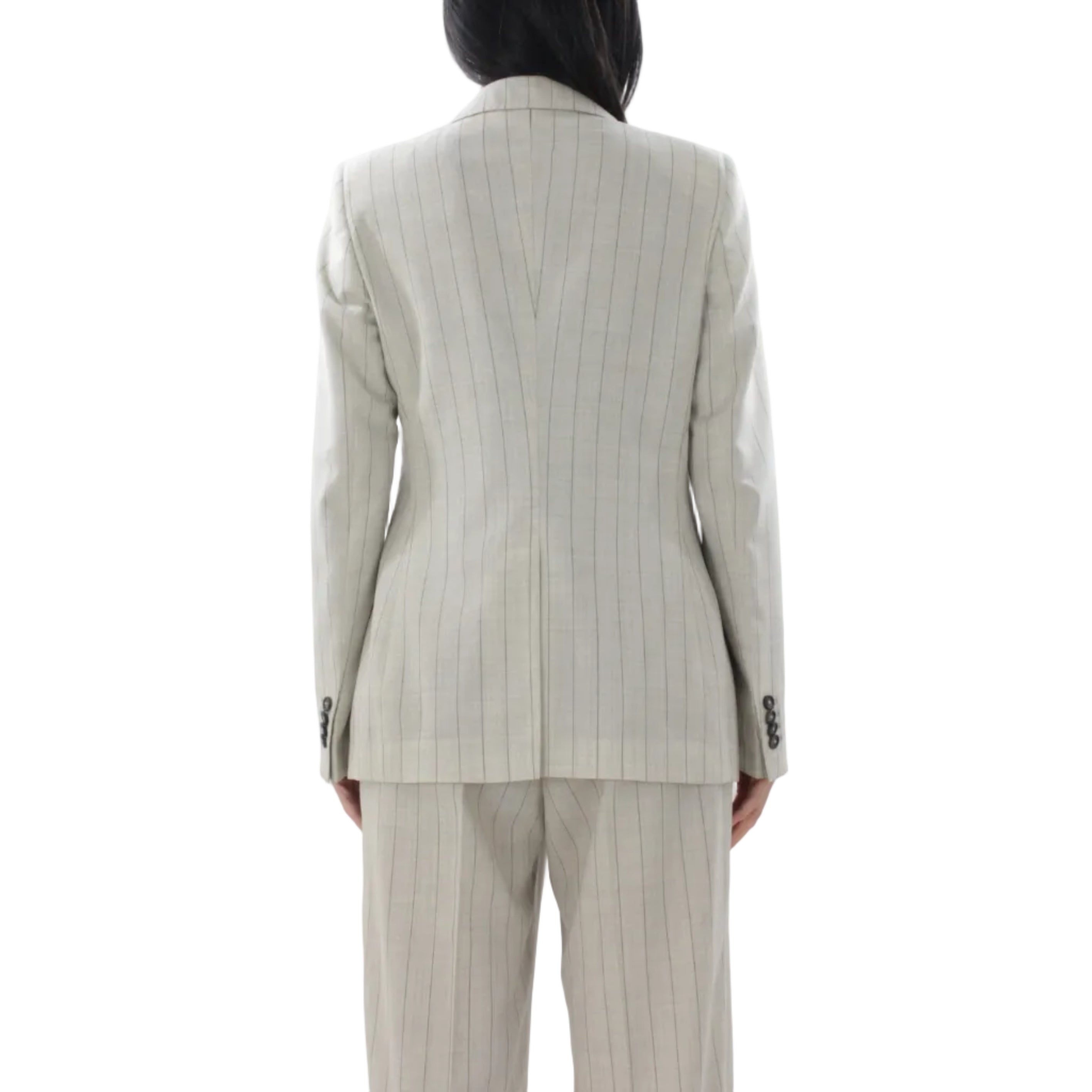 Abito Tailleur con GIacca Monopetto Gessato Parigi
