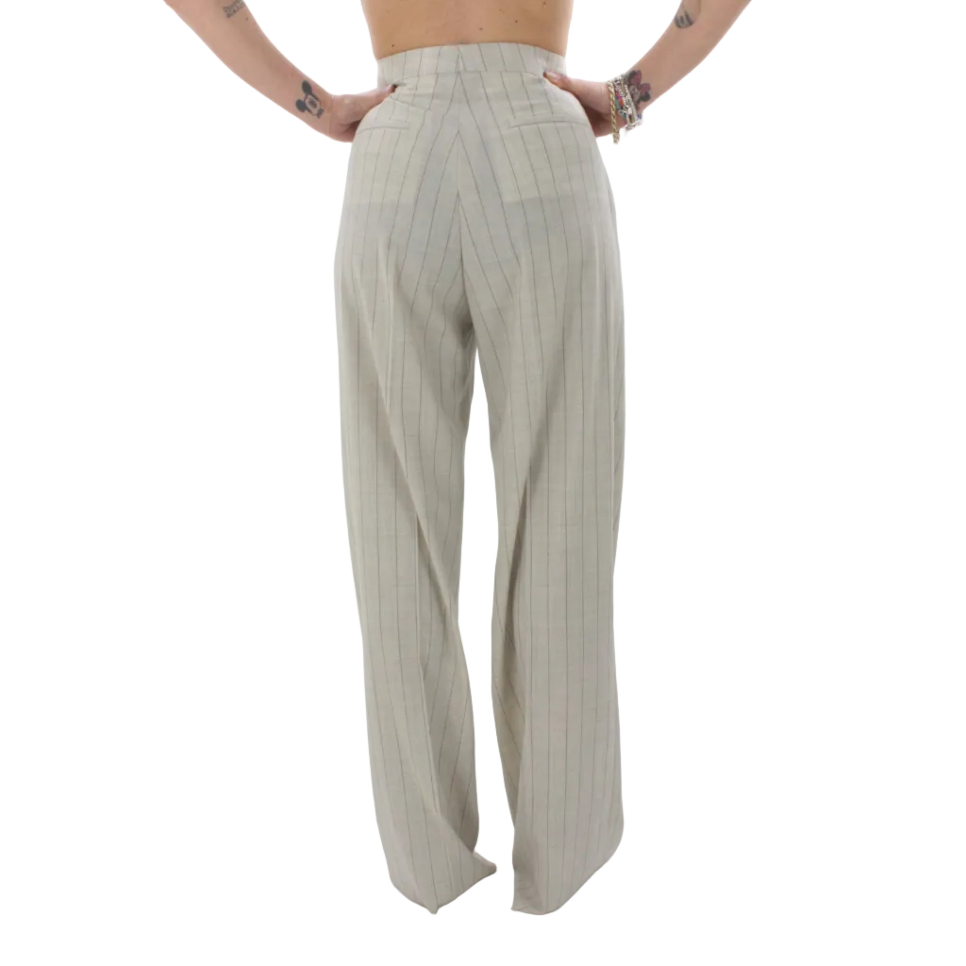 Abito Tailleur con GIacca Monopetto Gessato Parigi