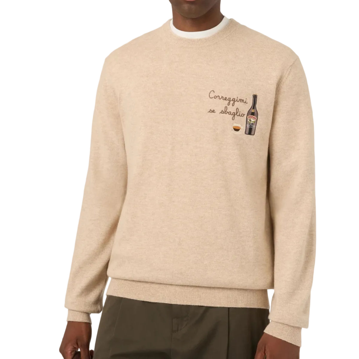 Maglia girocollo Heron Light in misto lana e cashmere