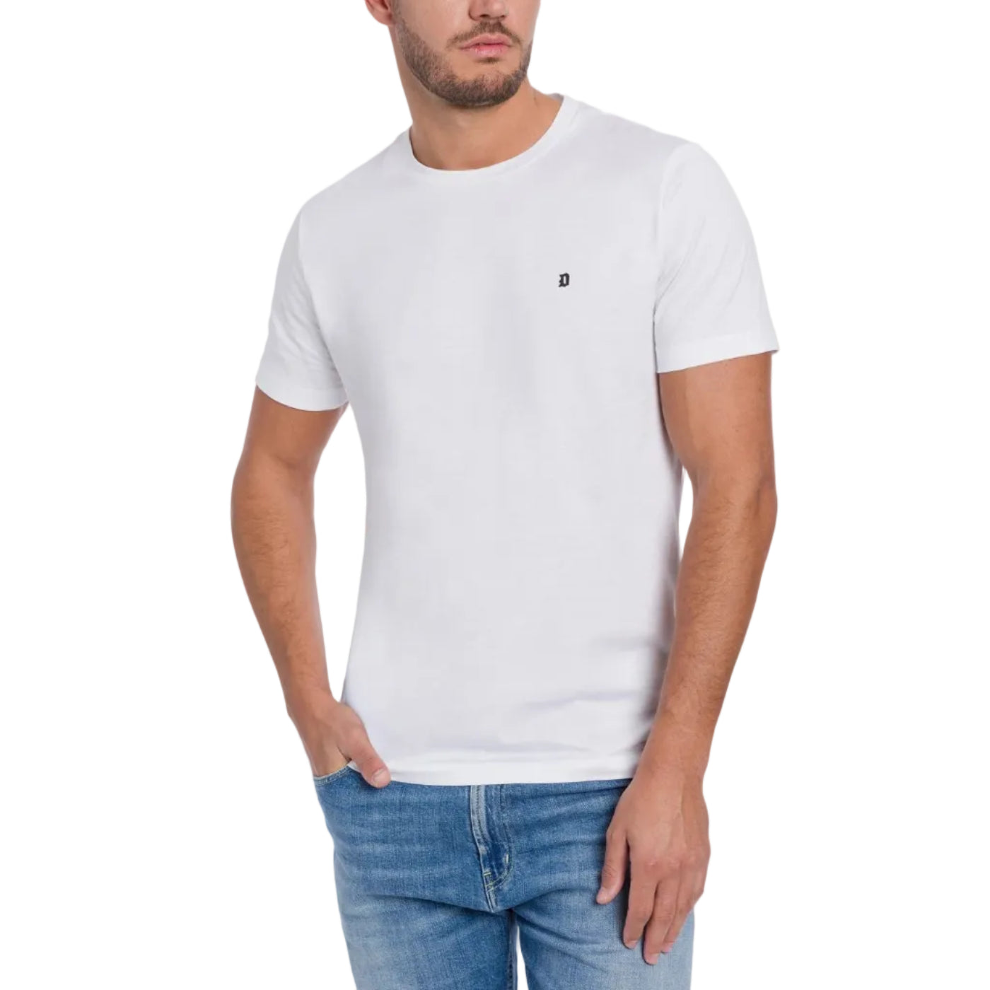 T-shirt girocollo regular in jersey