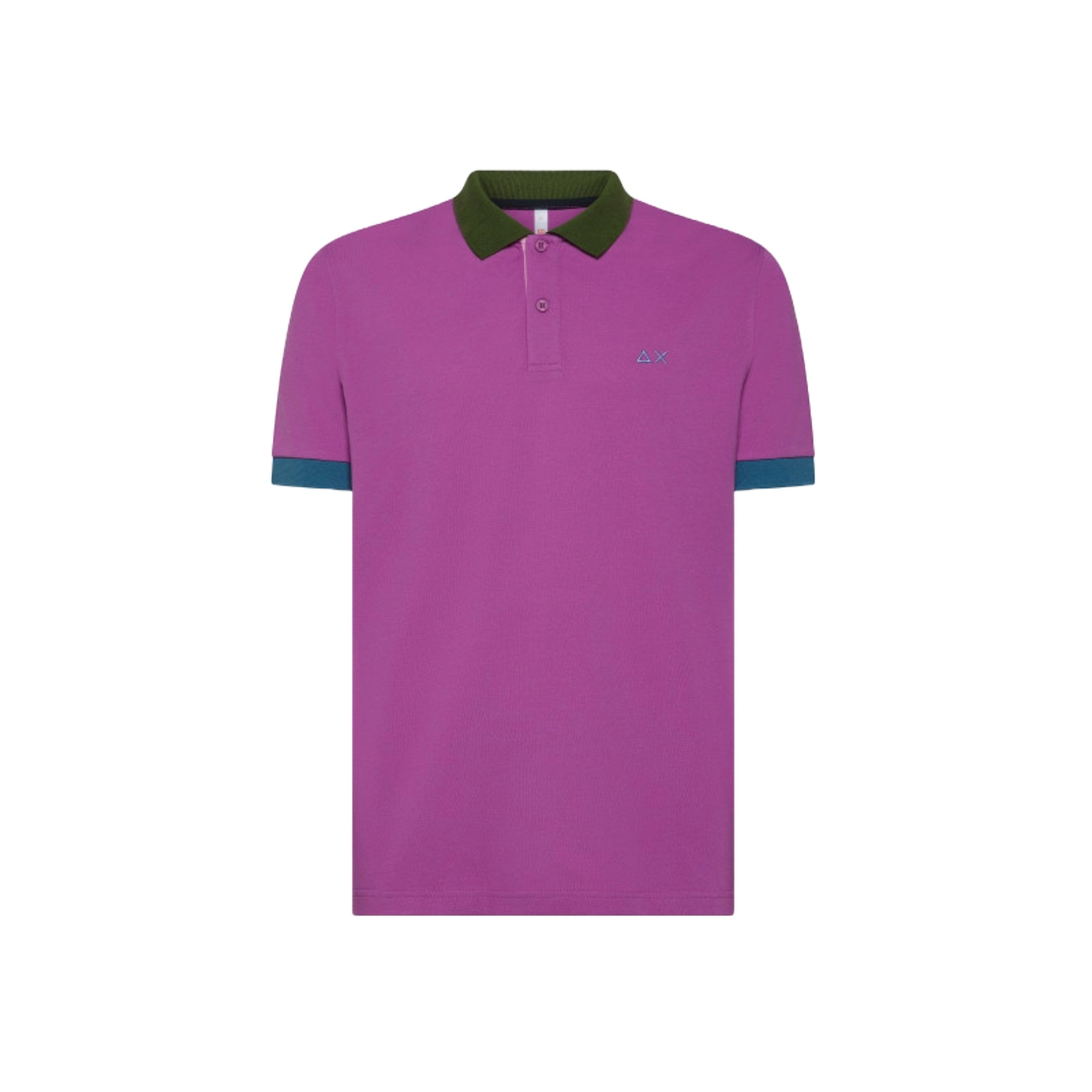 SUN68 Polo in Piquet Di Cotone