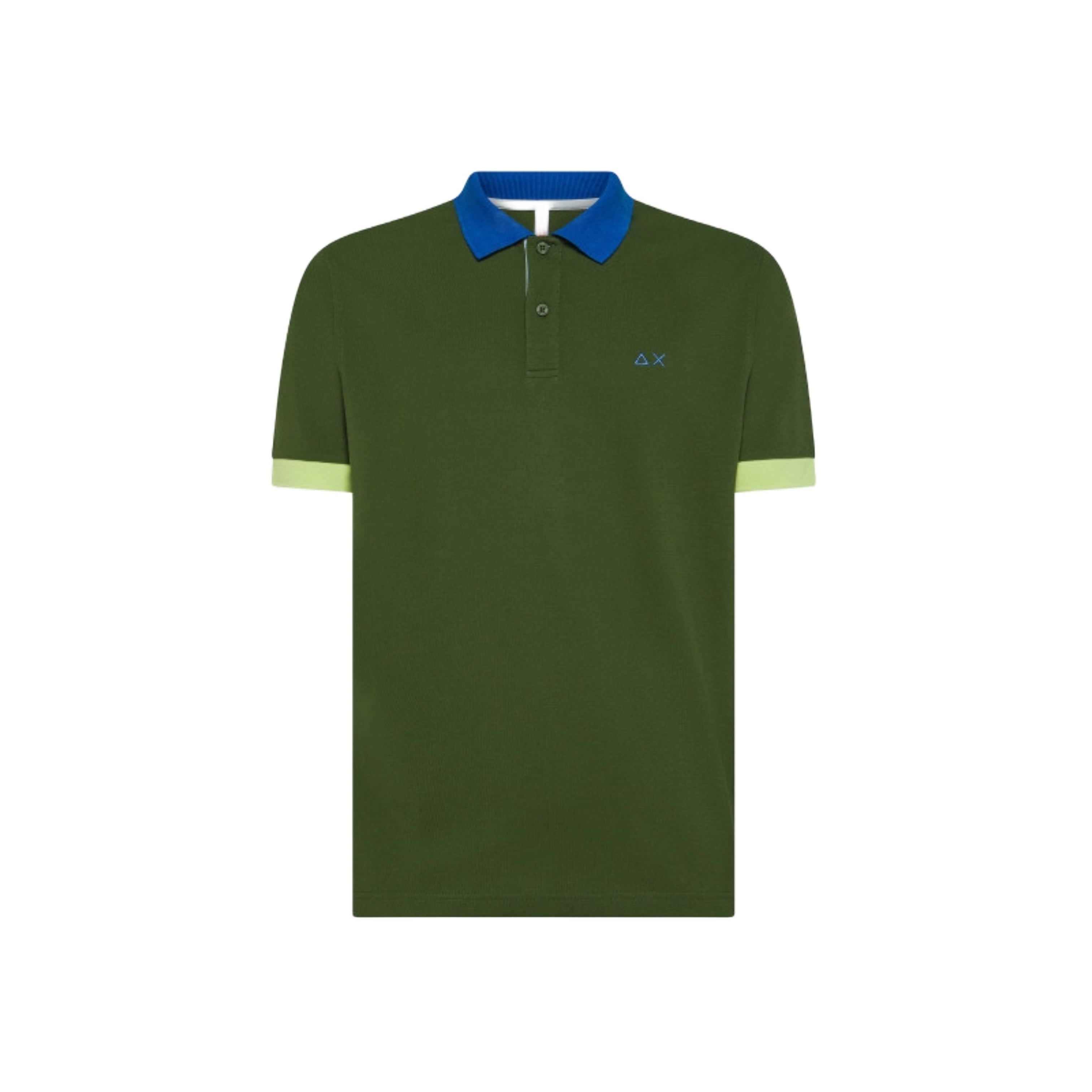 SUN68 Polo in Piquet Di Cotone