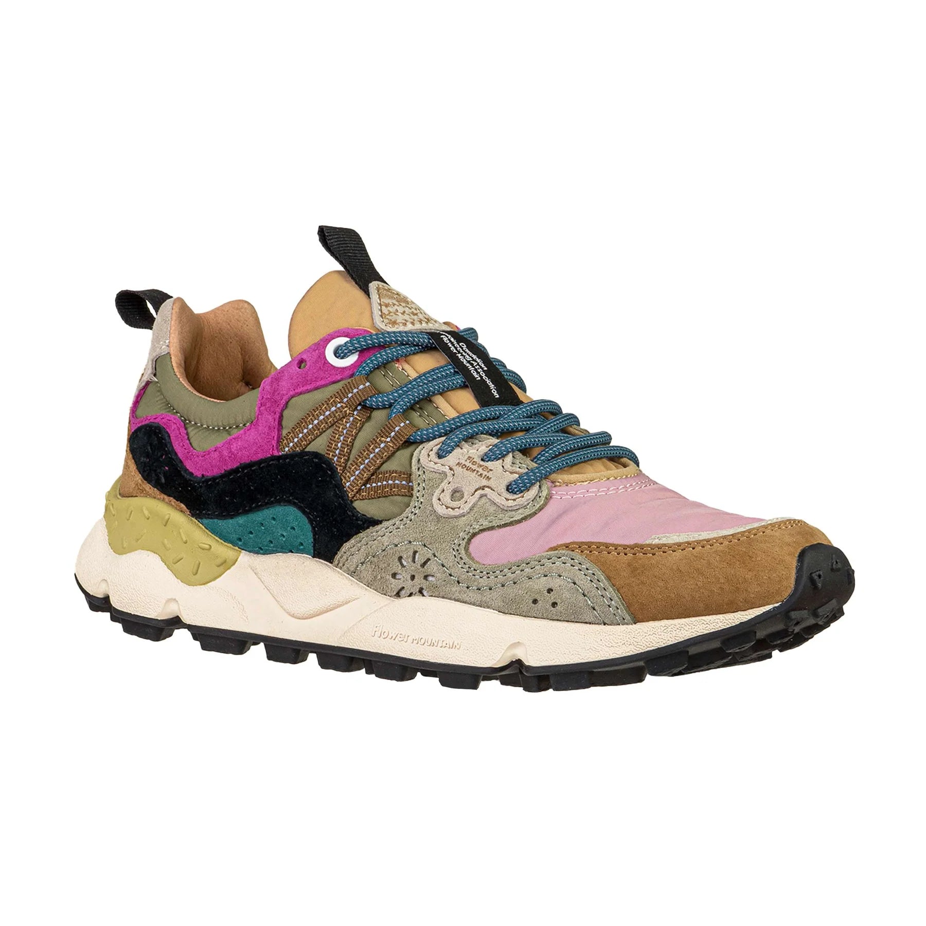 Sneakers Yamano 3 Woman in Suede e Tessuto