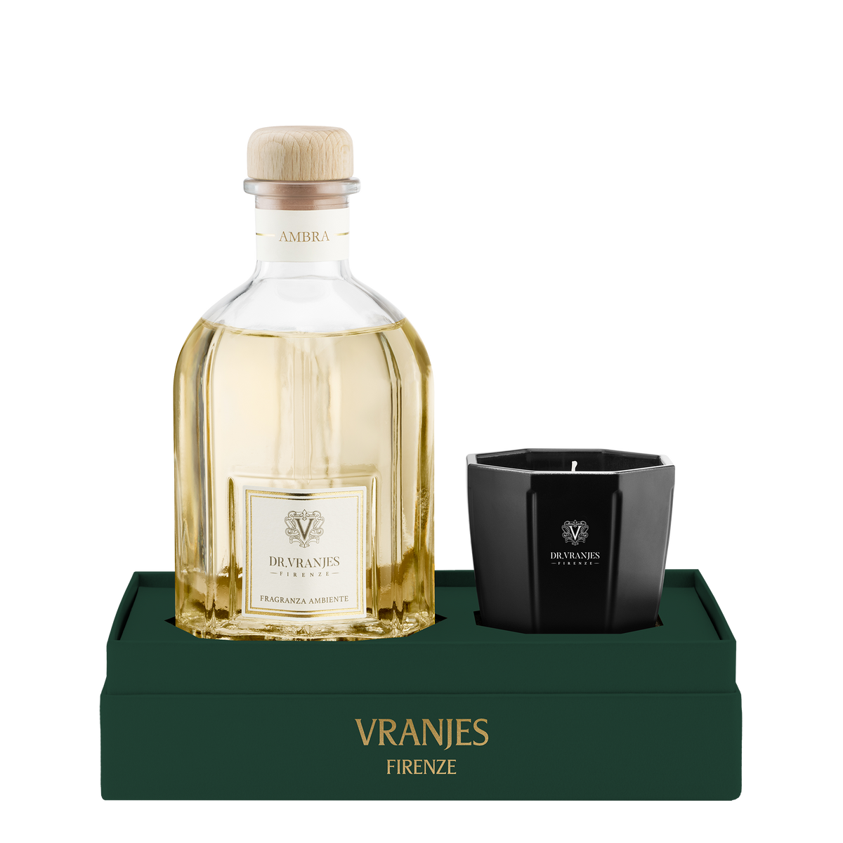 Gift Box Ambra 250 ml e Candela 80 g