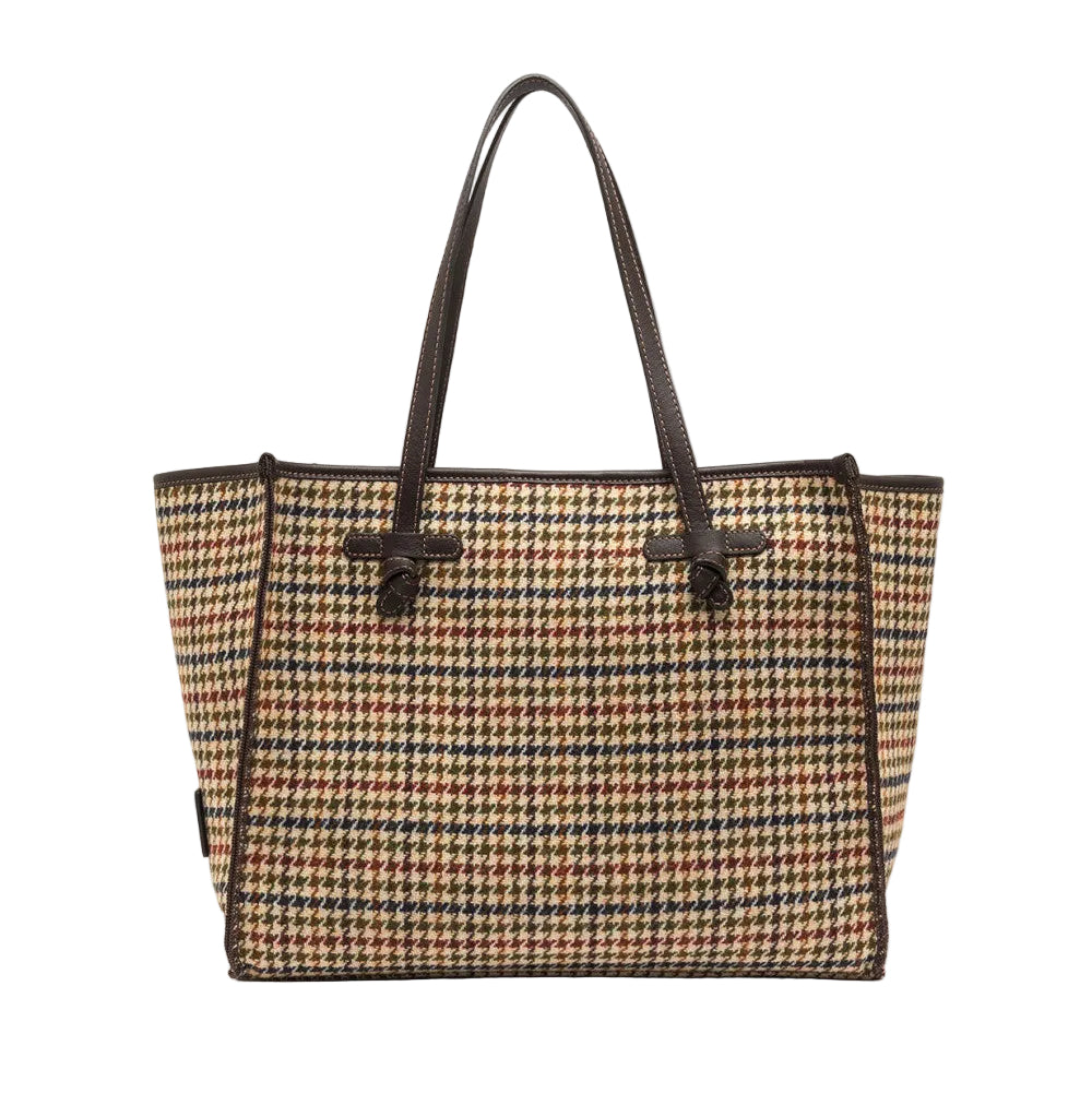 Borsa Marcella in Fantasia Pied De Poule