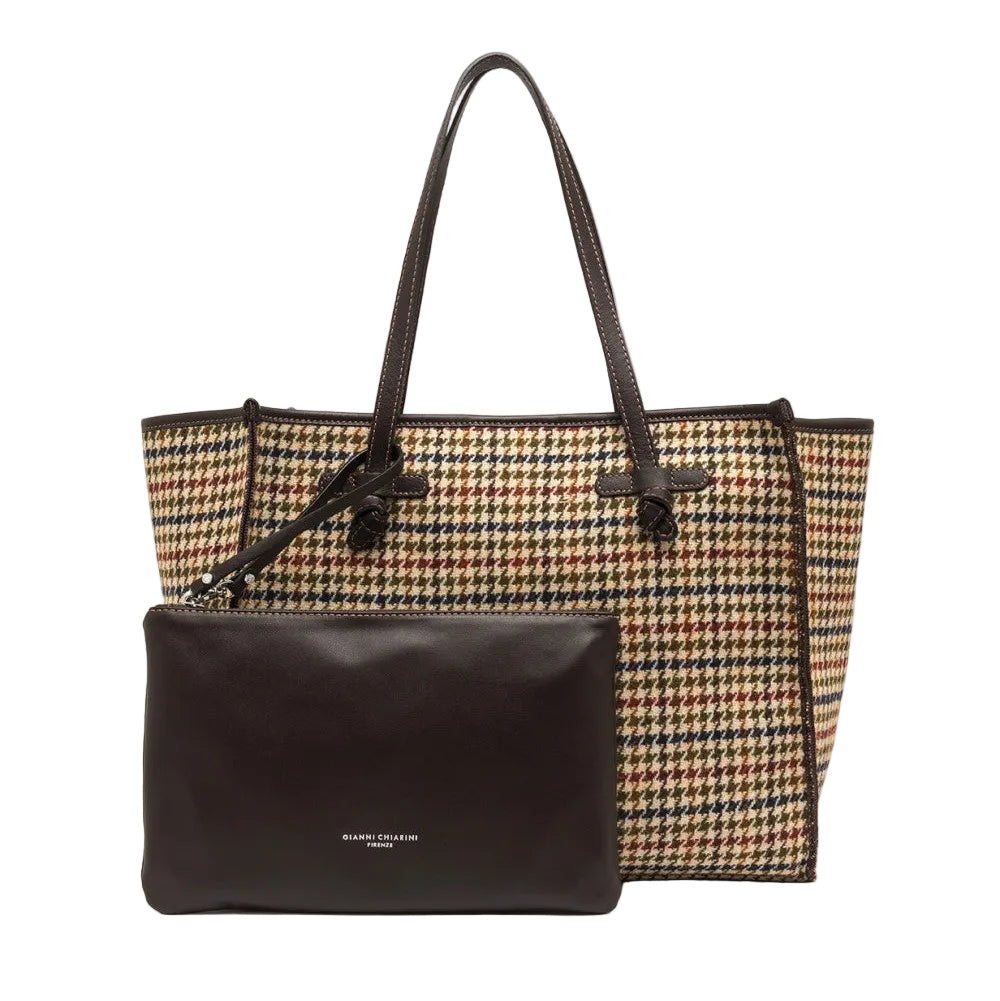 Borsa Marcella in Fantasia Pied De Poule