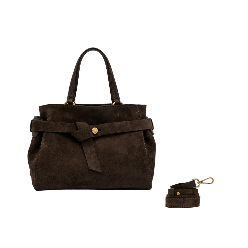 Borsa Miranda in Pelle Scamosciata