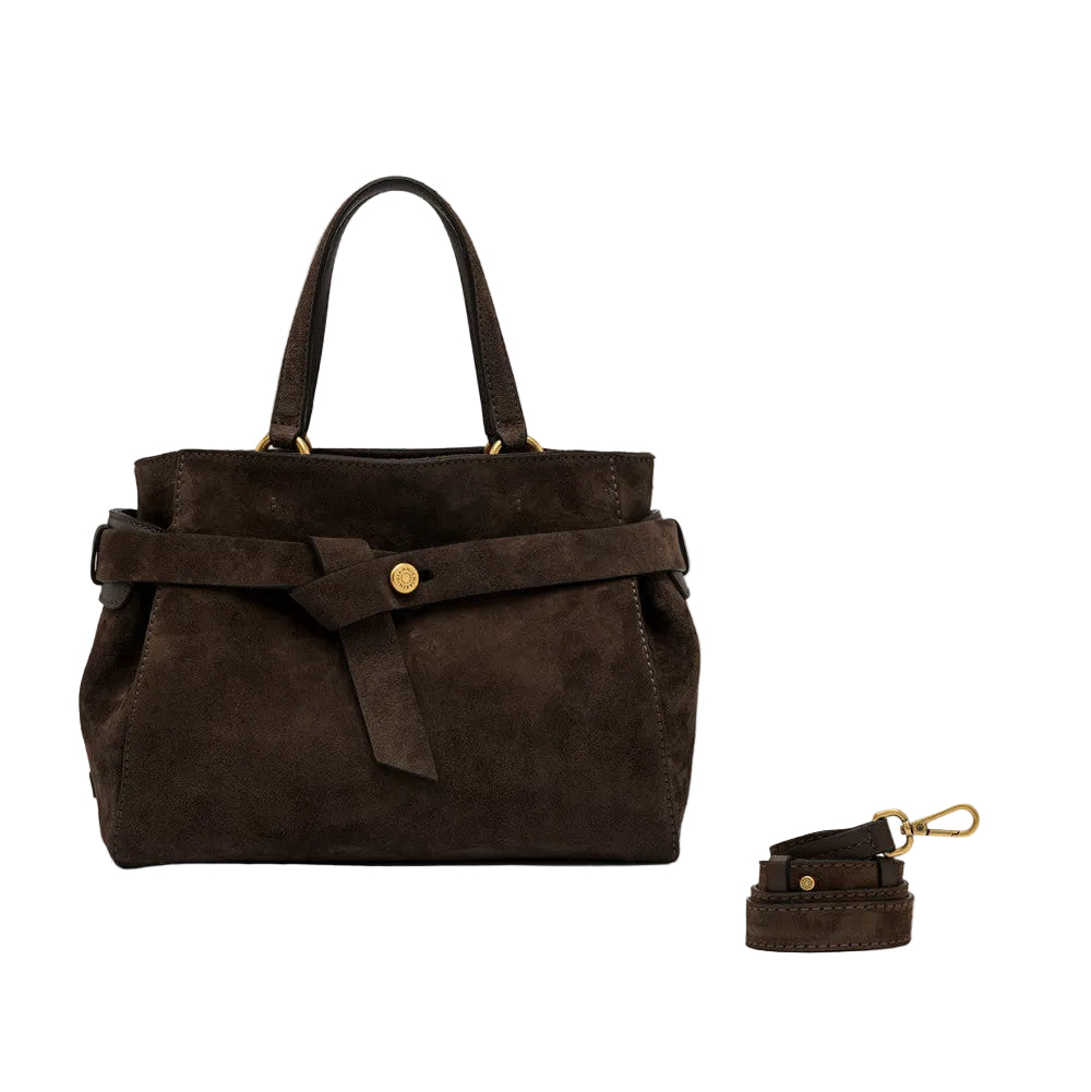 Borsa Miranda in Pelle Scamosciata