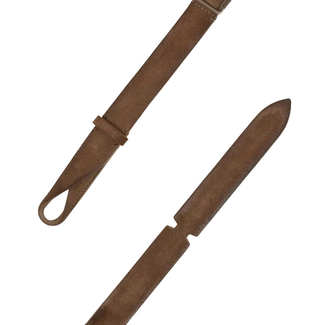 Cintura Nobuckle Cloudy in suede