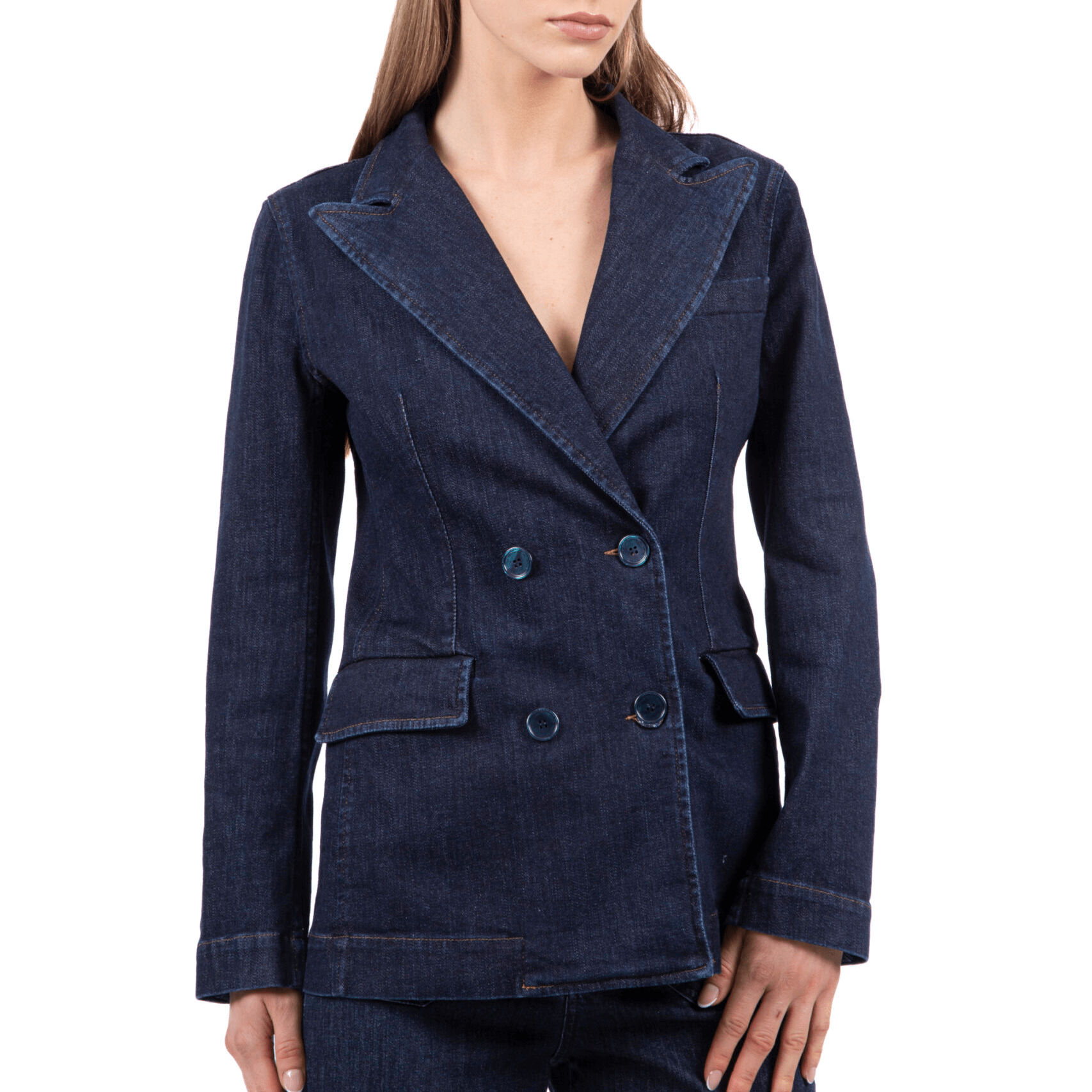 Red Capsul x Cigala's Giacca Doppiopetto in Denim