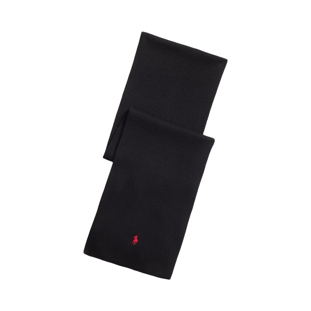 Polo Ralph Lauren Sciarpa in Lana Con Logo