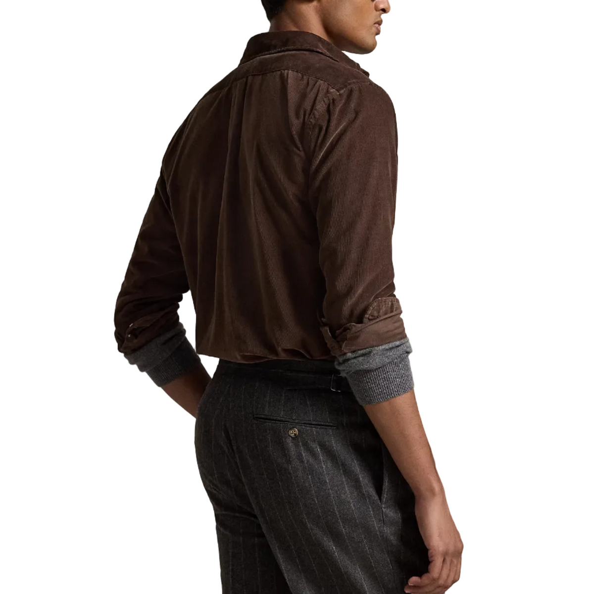 Camicia in velluto a coste Custom-Fit