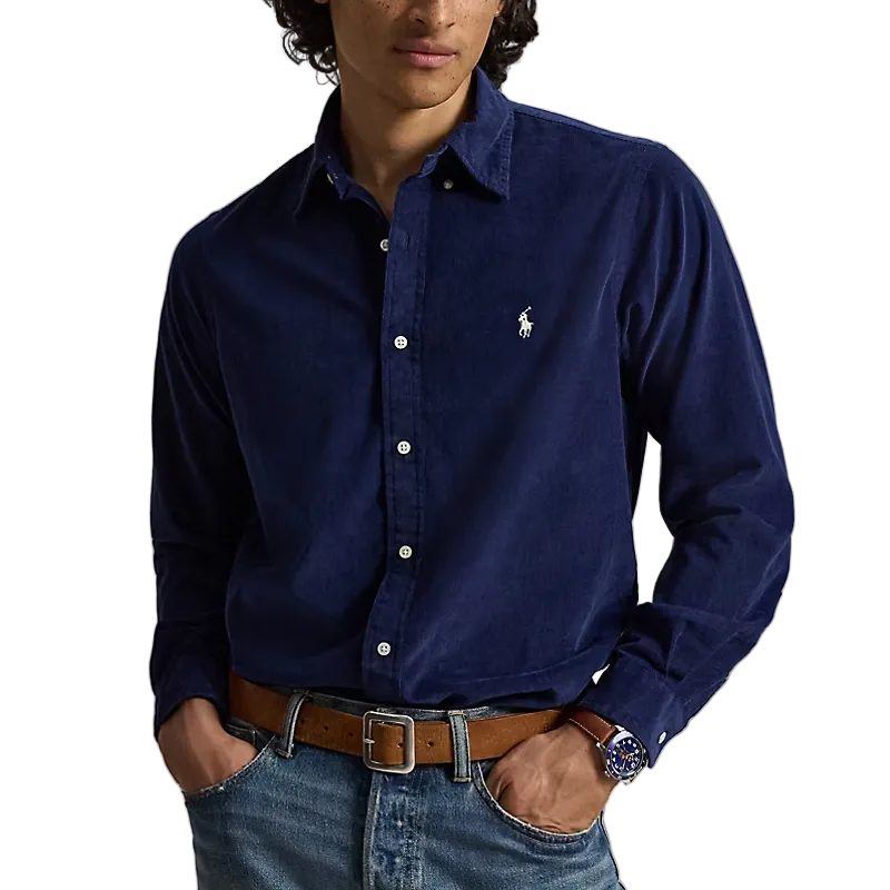 Camicia in velluto a coste Custom-Fit