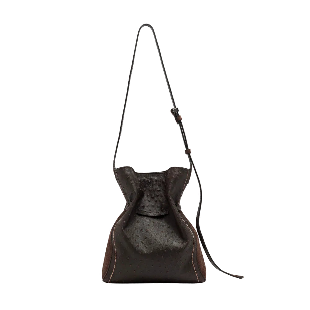 Borsa Sienna in Stampa Struzzo