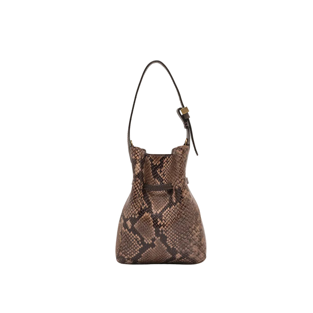 Borsa Sienna in Pelle Effetto Pitonata