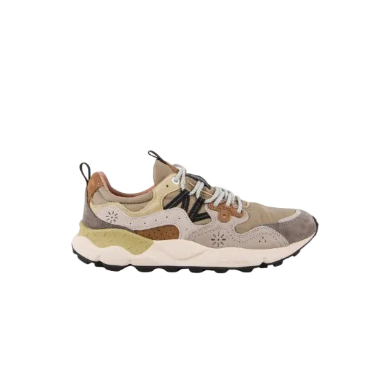 Sneakers Yamano 3 Man in Suede e Tessuto