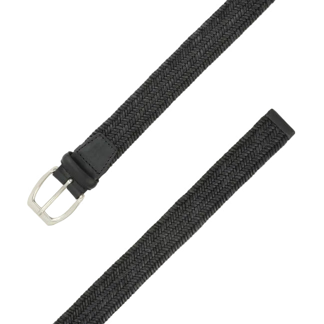 Cintura intrecciata Wide in pelle