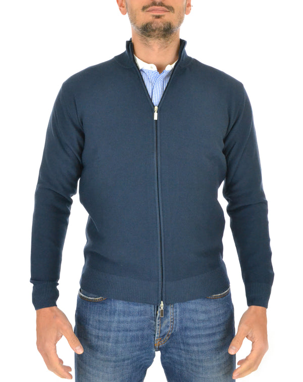 Cardigan E21921 Blu