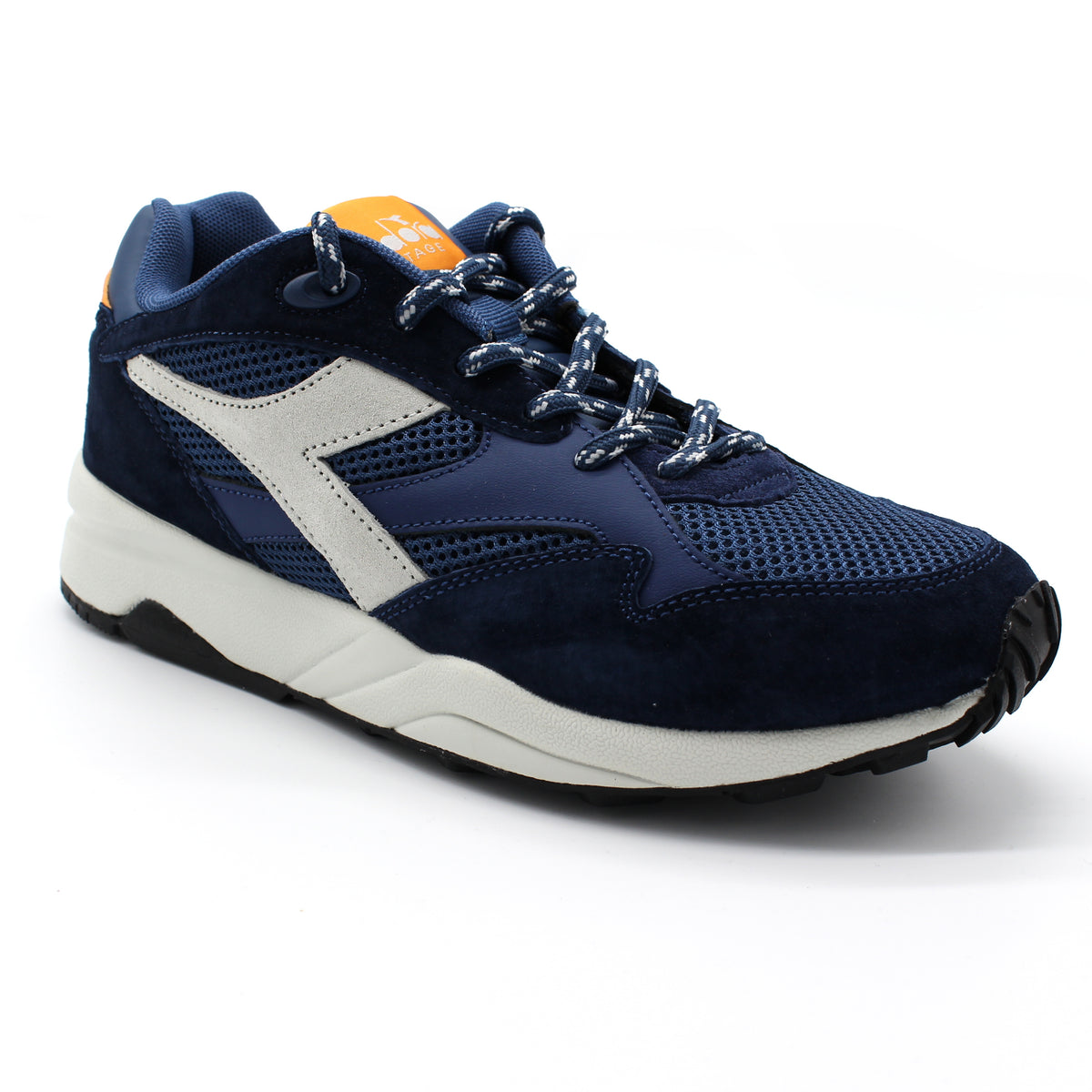 Diadora heritage sneaker eclipse premium uomo blu gagliardetto