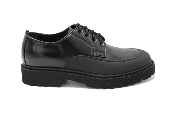 DU2910CENTPF555 black brushed derby