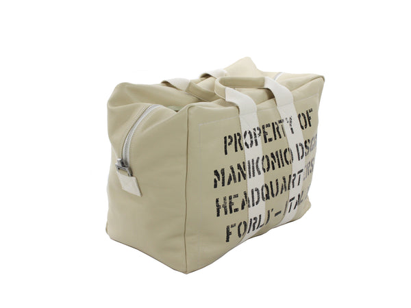 Borsone AVIATOR'S KIT BAG crema