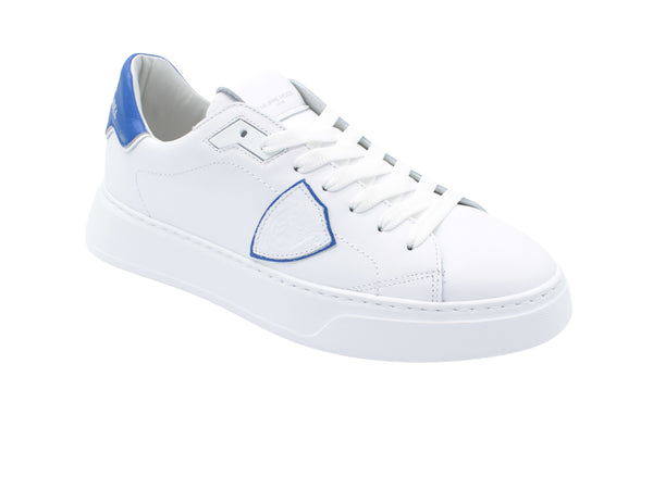Sneaker BTLU VW07 TEMPLE LOW Bianco-Bluette