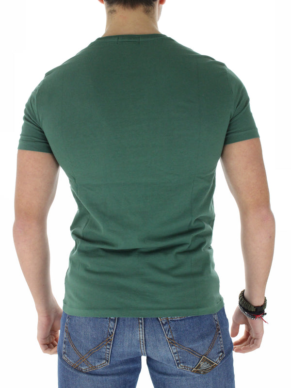 Custom Slim Orsetto 71083576100 green t-shirt