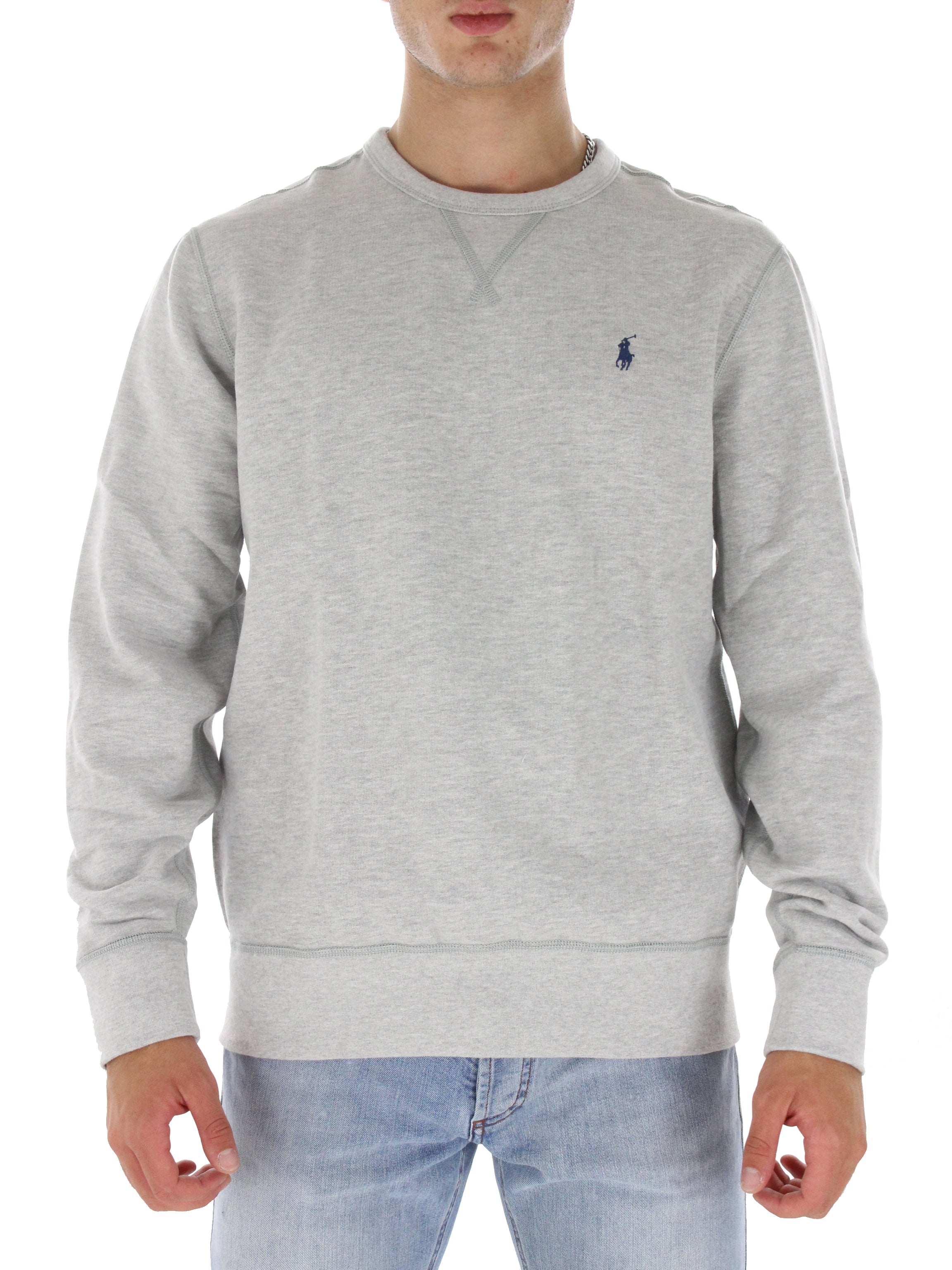 Custom fit 710766772 light gray sweatshirt