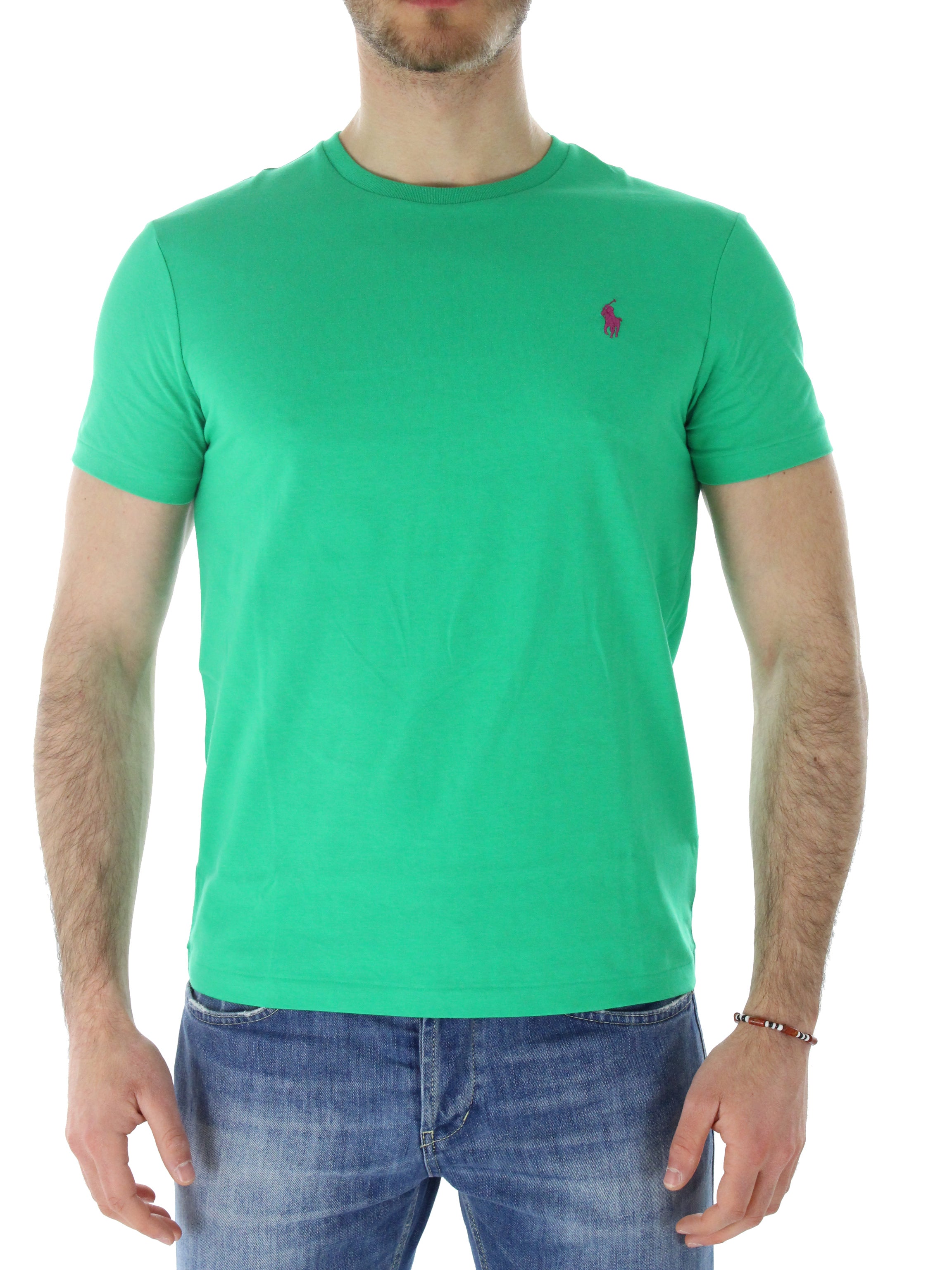Custom Slim T-shirt 710671438.p22 Green Prato