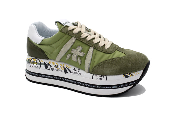 Beth var5607 green sneaker