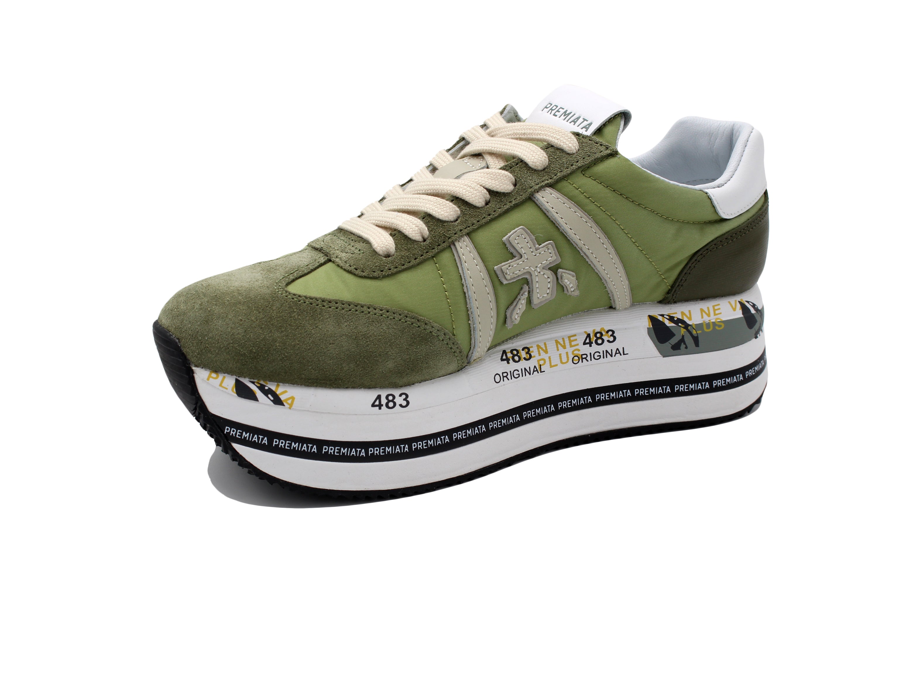 Beth var5607 green sneaker