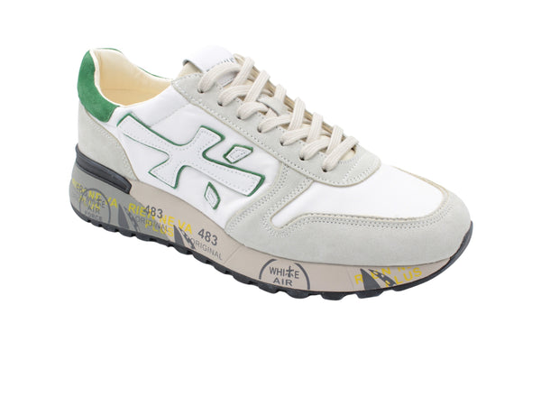 Mick 6167g white-green sneaker
