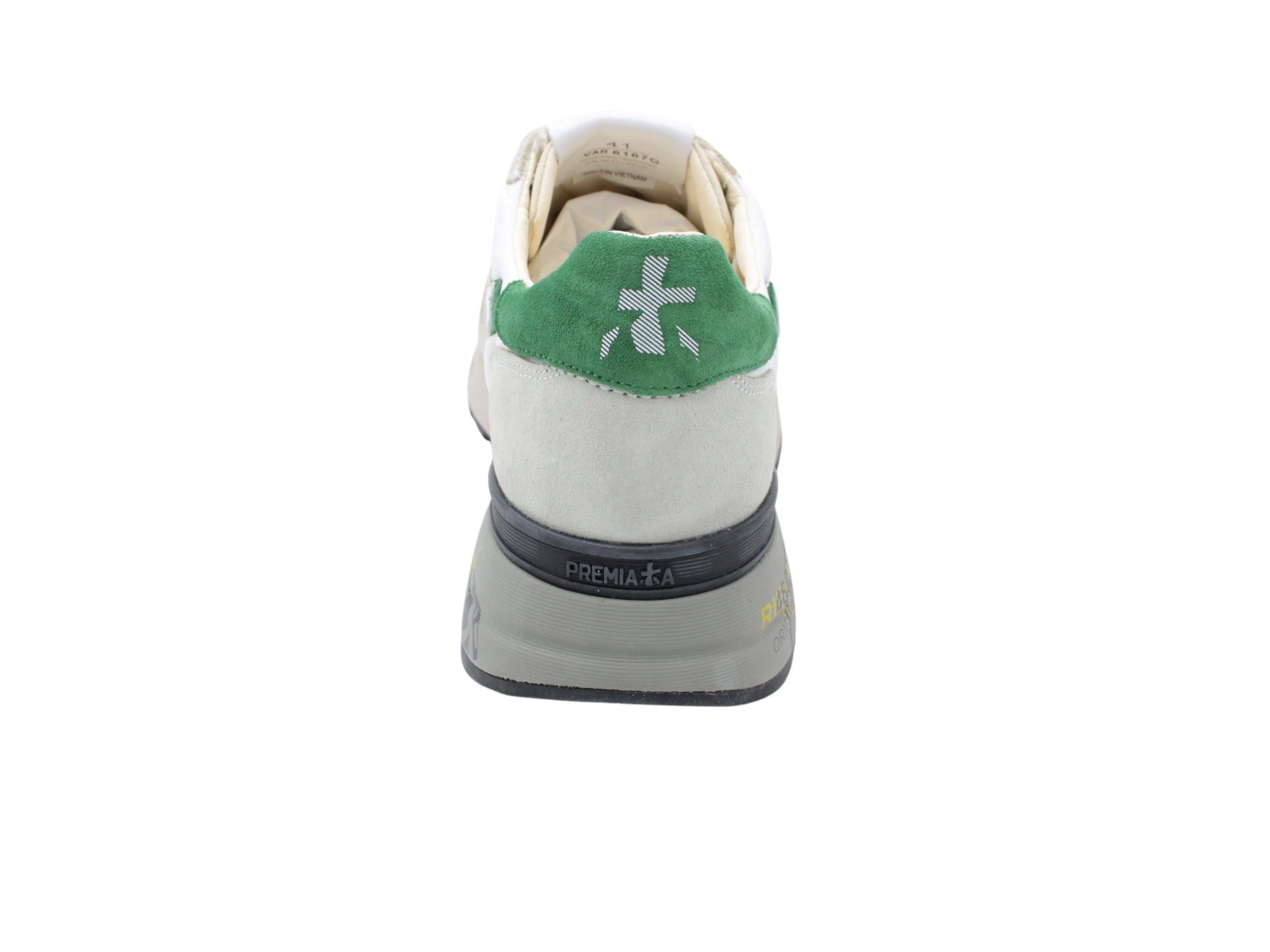 Mick 6167g white-green sneaker