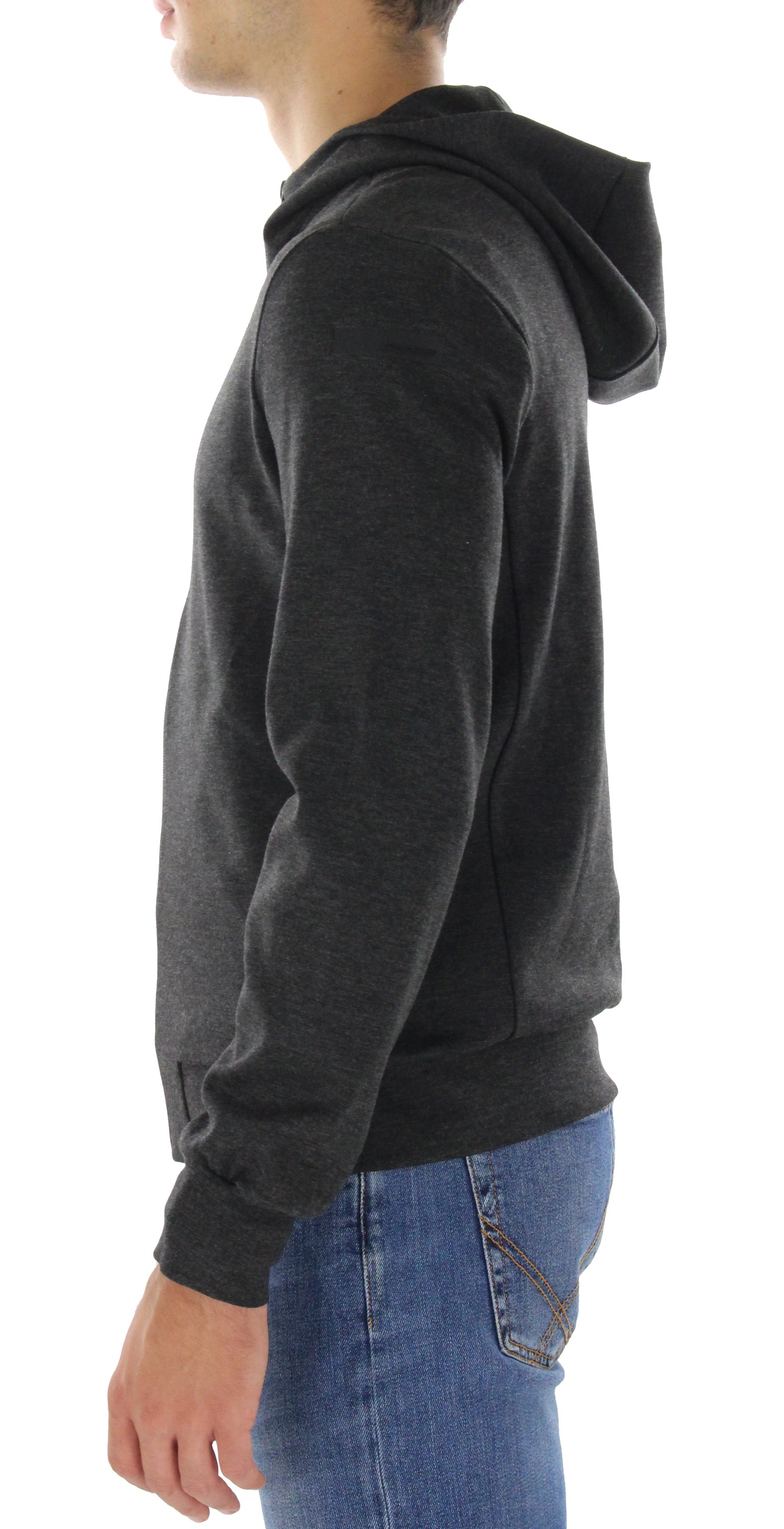 Fleche Sweatshirt New Jer Zip Hood W21155 Gray