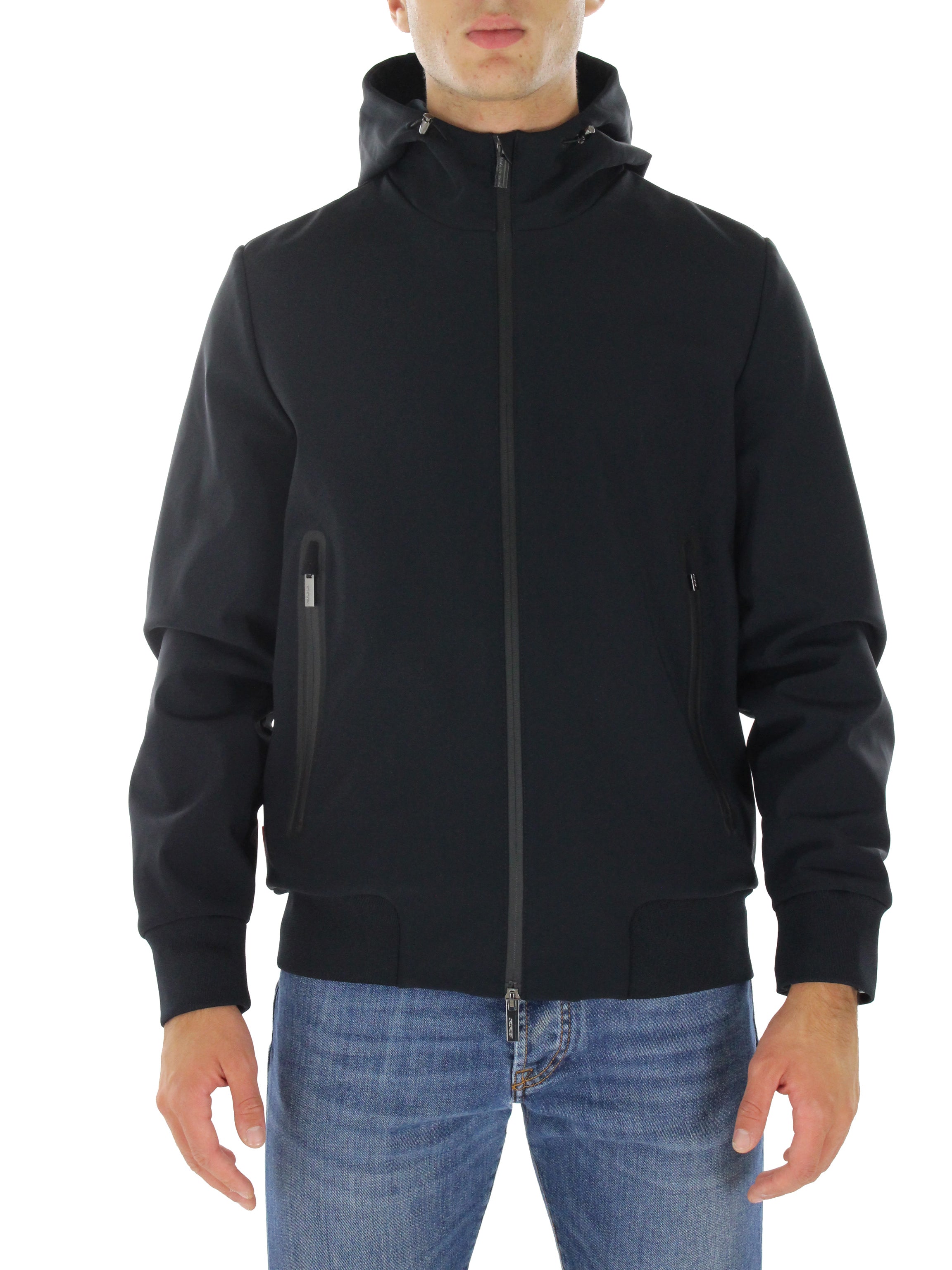 Thermo Bonded Hood W21030 Blue Black jacket