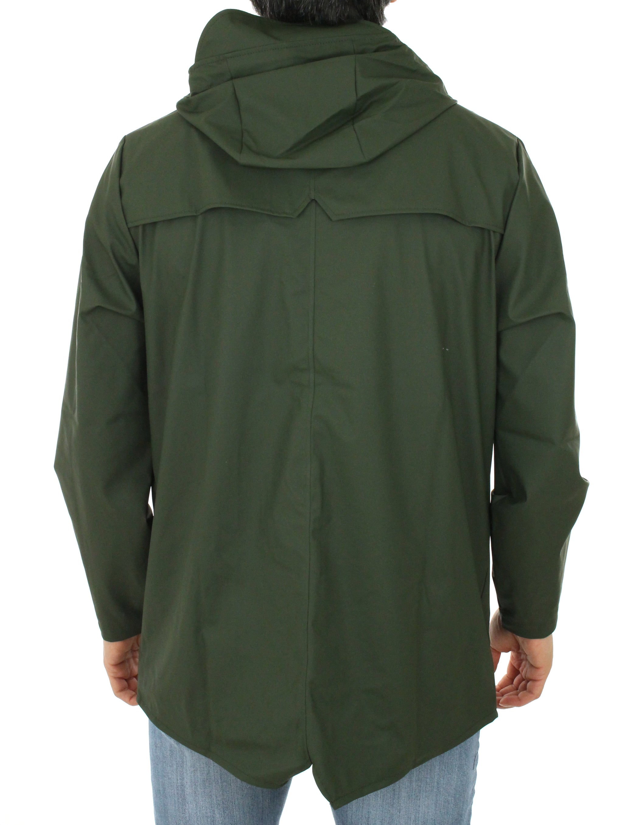 RAINS GIACCA IMPERMEABILE UNISEX 1201 VERDE