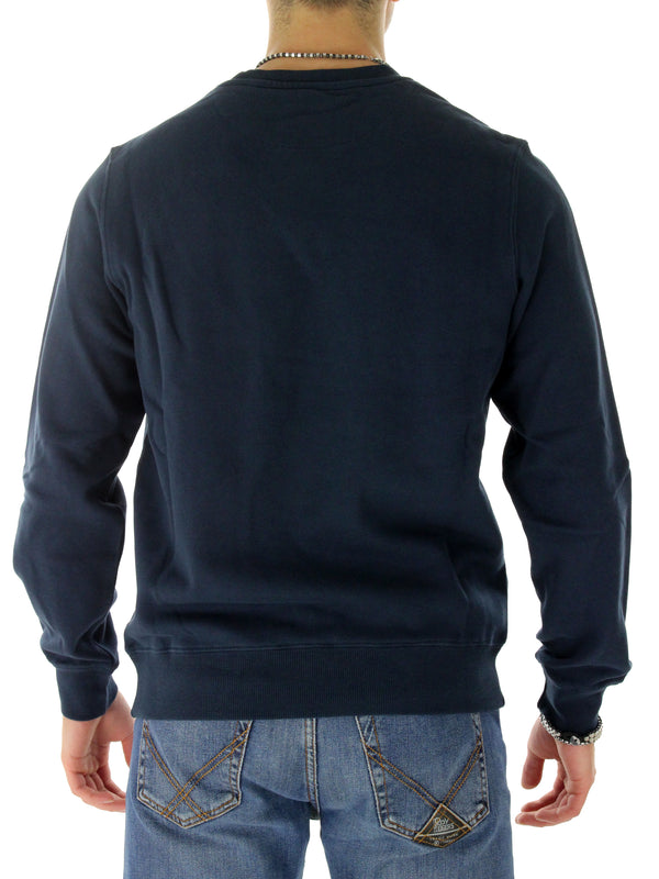 Navy-bluer's cotton lap cotton sweatshirt