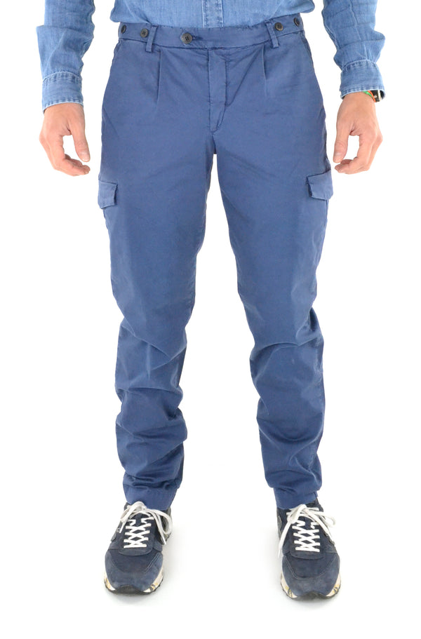 HePNER STRETCH Blue trousers