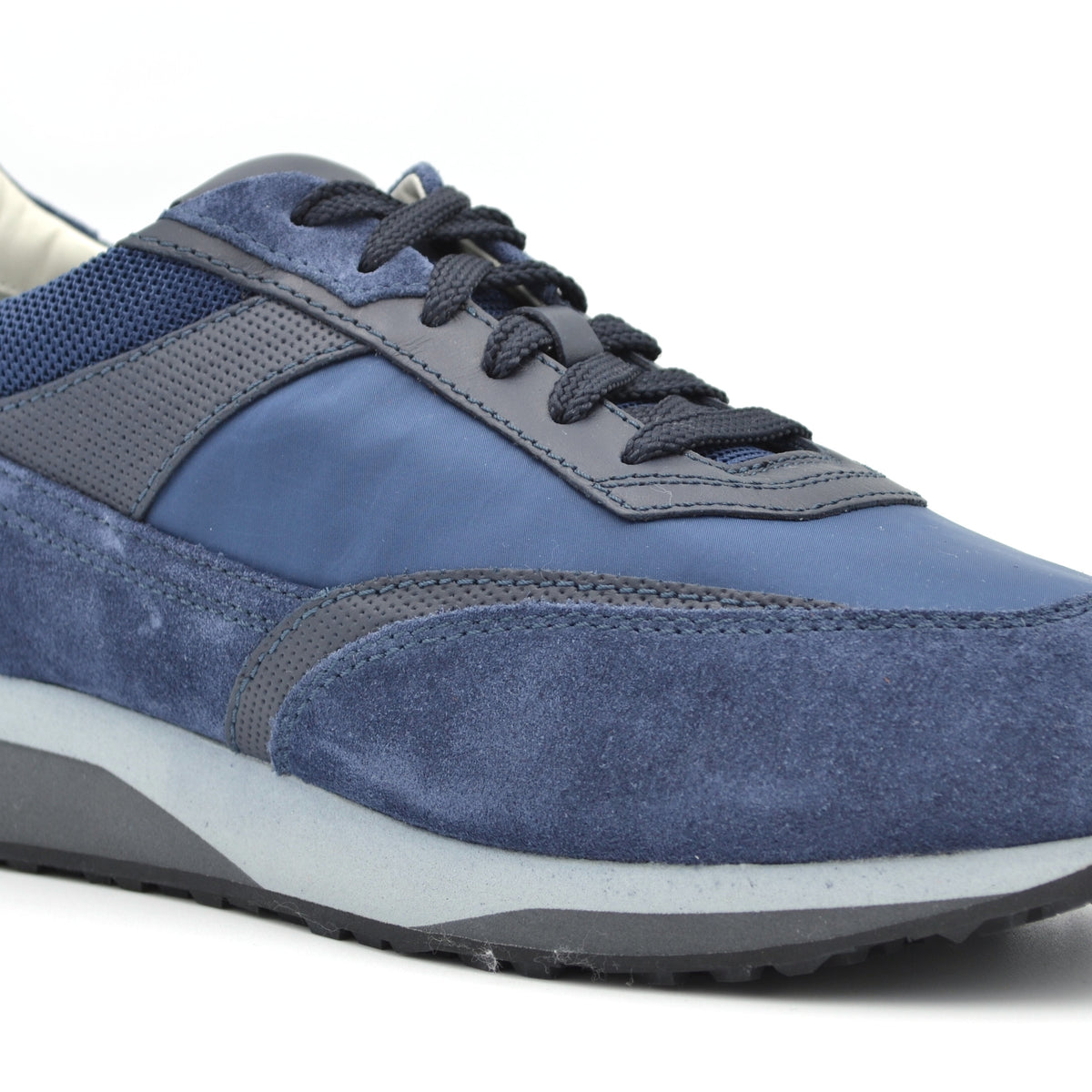 Sneakers Uomo Santoni Scarpe Estive Santoni Sneaker Uomo Blu