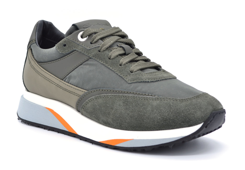 Santoni sneaker uomo verdone