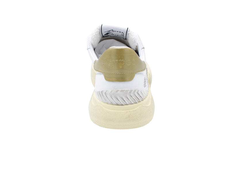 Sneaker S120 Bianco-Oro