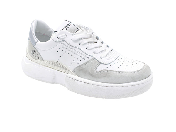Sneaker S126 Bianco-Argento