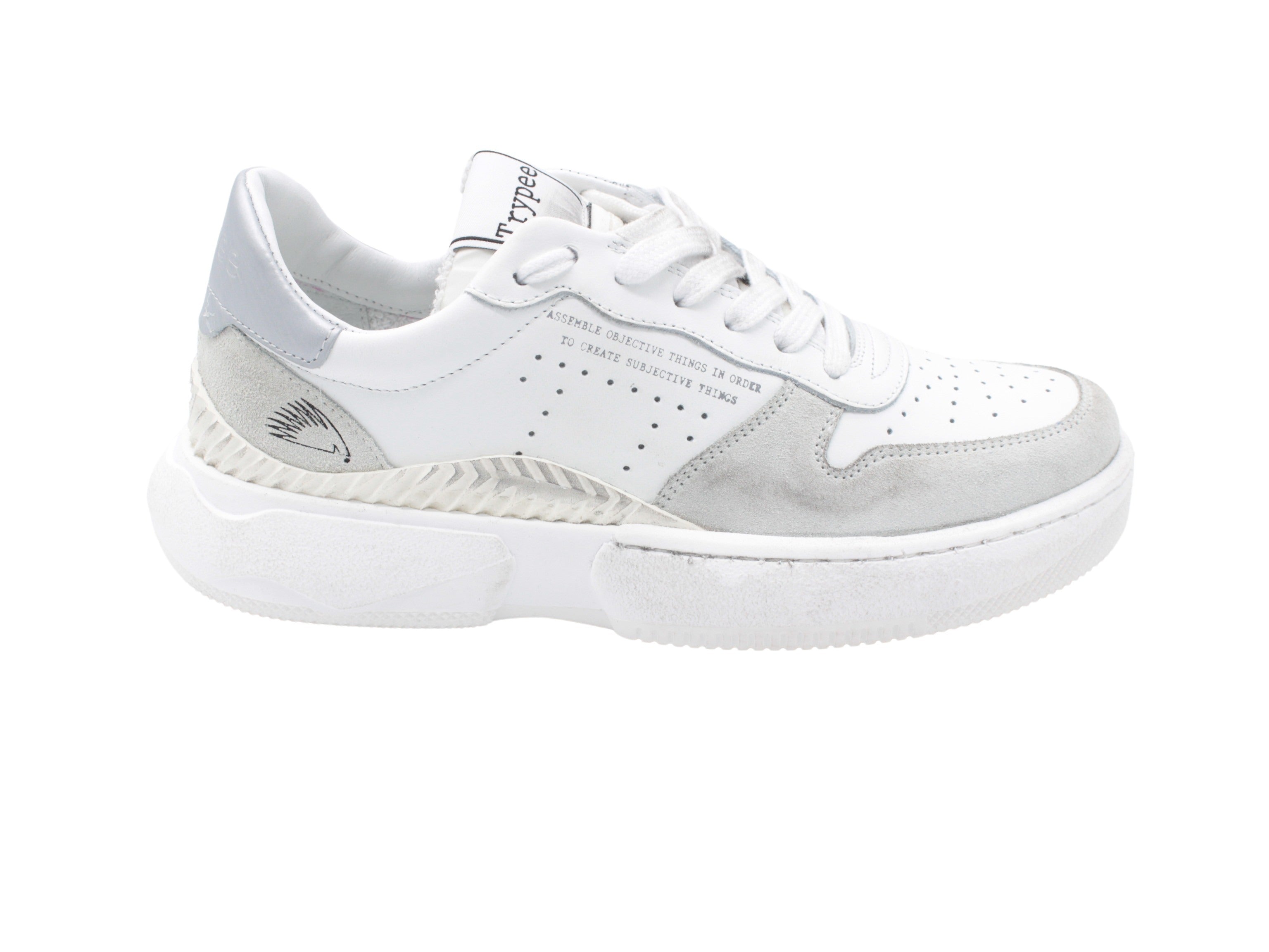S126 white-silver sneaker