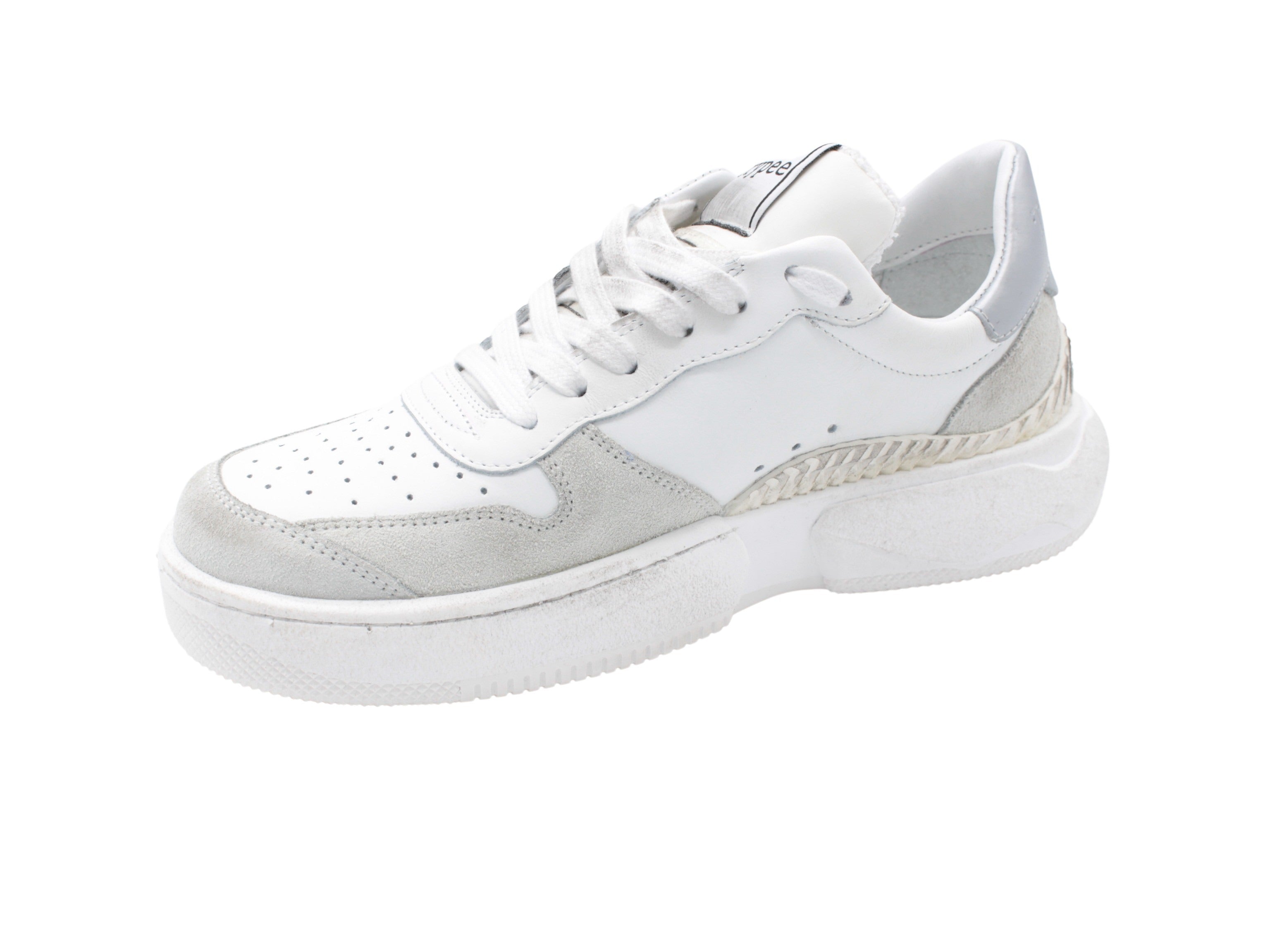 S126 white-silver sneaker